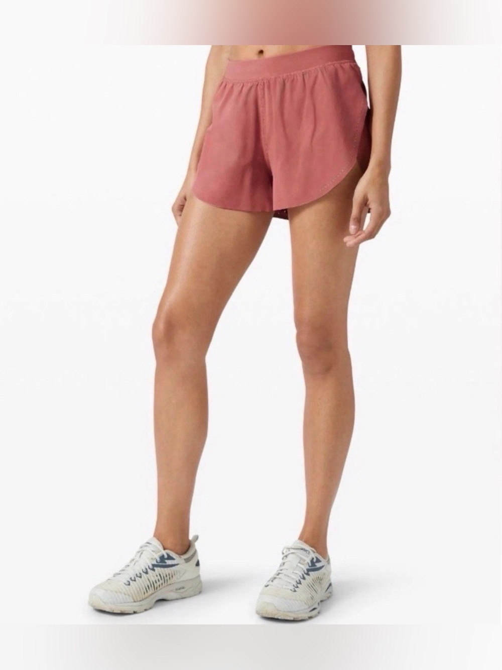 Lululemon Find Your Pace Athletic Lined Shorts 3” Inseam Cherry Tint Size 8